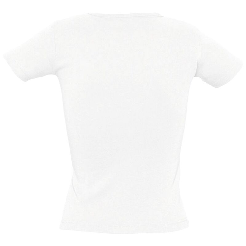 Футболка женская с круглым вырезом Lady 220 белая арт.1372.60