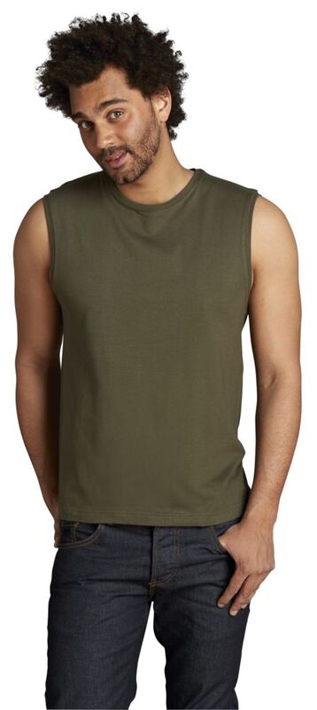 Футболка мужская без рукавов Jazzy 170, белая арт.1375.60