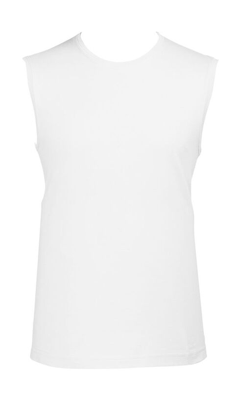 Футболка мужская без рукавов Jazzy 170, белая арт.1375.60