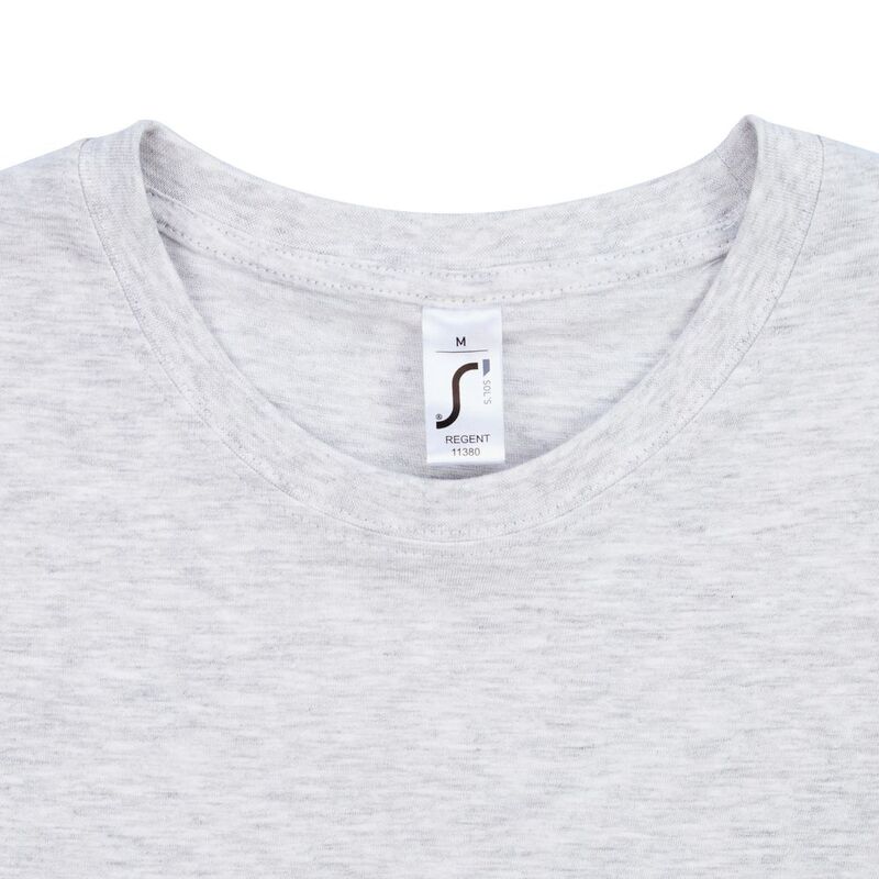 Футболка унисекс Regent 150, светло-серый меланж арт.1376.16