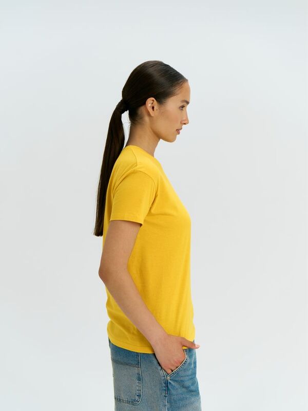 Футболка унисекс Regent 150, желтая арт.1376.80