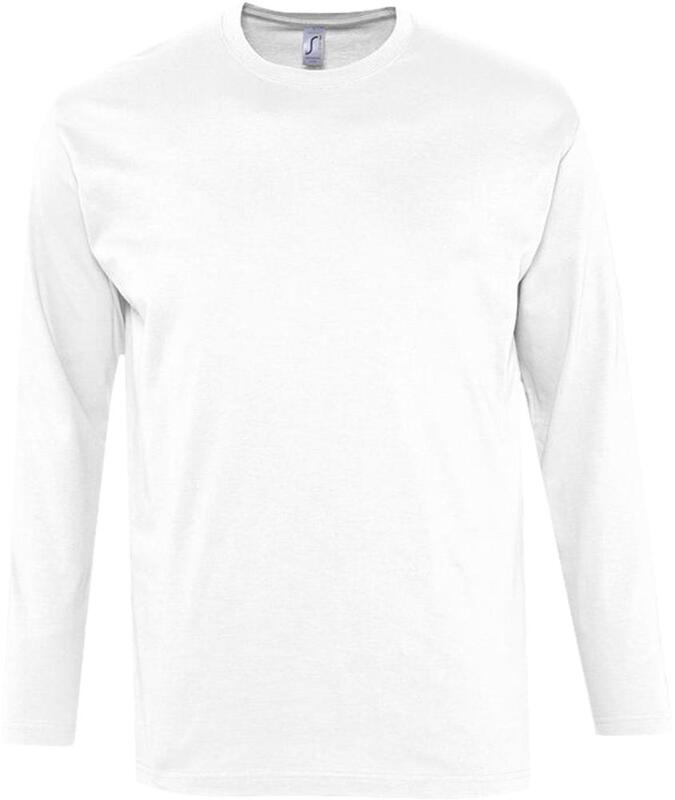Футболка с длинным рукавом Monarch 150, белая арт.1377.60