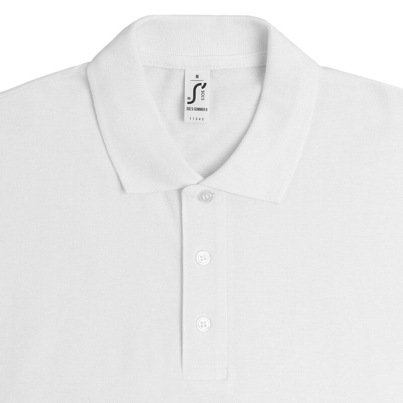 Рубашка поло мужская Summer 170, белая арт.1379.60