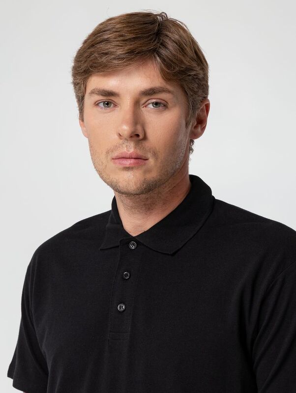 Рубашка поло мужская Summer 170, черная арт.1379.30