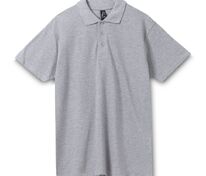 Рубашка поло мужская Spring 210, серый меланж арт.1898.11