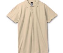 Рубашка поло мужская Spring 210, бежевая арт.1898.10