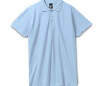 Рубашка поло мужская Spring 210, голубая арт.1898.14