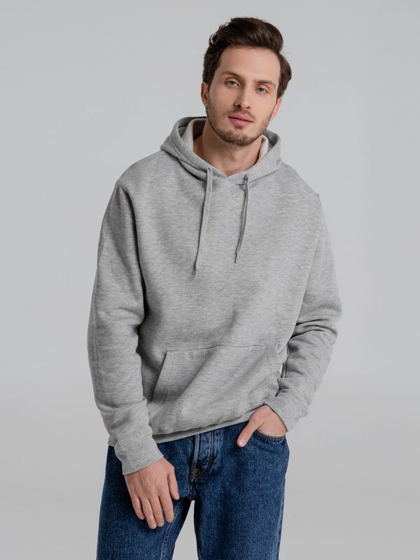 Толстовка с капюшоном Slam 320, серый меланж арт.2401.11