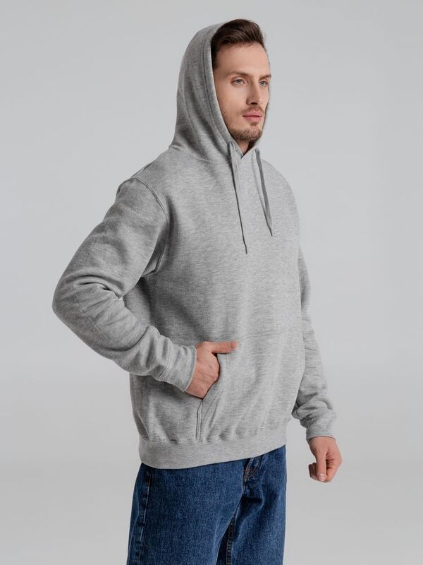 Толстовка с капюшоном Slam 320, серый меланж арт.2401.11