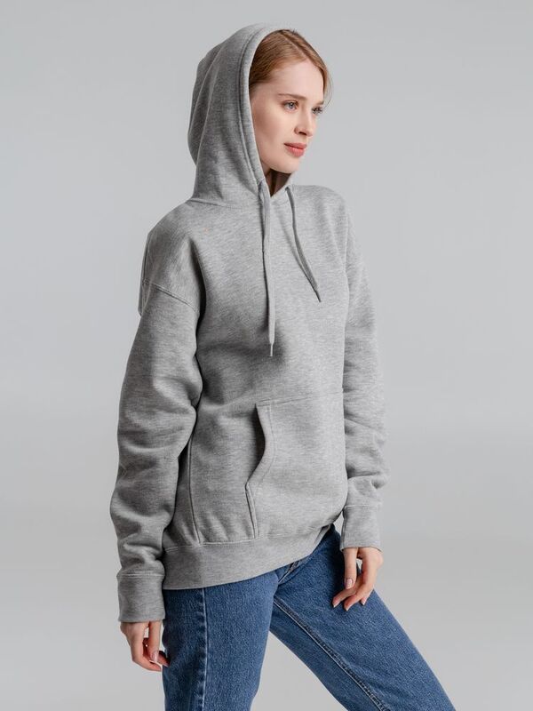 Толстовка с капюшоном Slam 320, серый меланж арт.2401.11