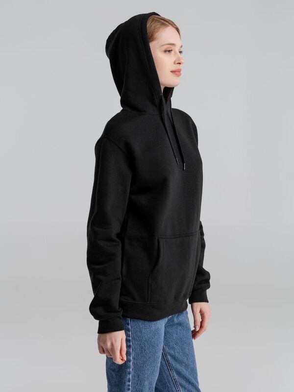 Толстовка с капюшоном Slam 320, черная арт.2401.30