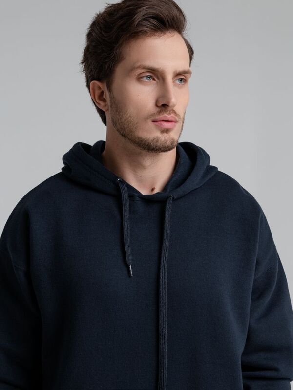 Толстовка с капюшоном Slam 320, темно-синяя арт.2401.40