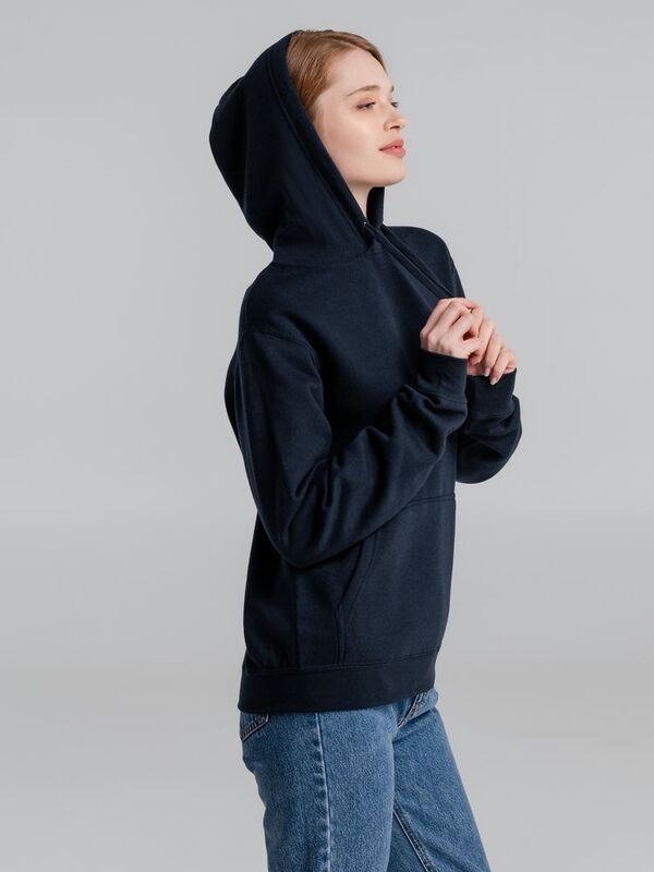 Толстовка с капюшоном Slam 320, темно-синяя арт.2401.40