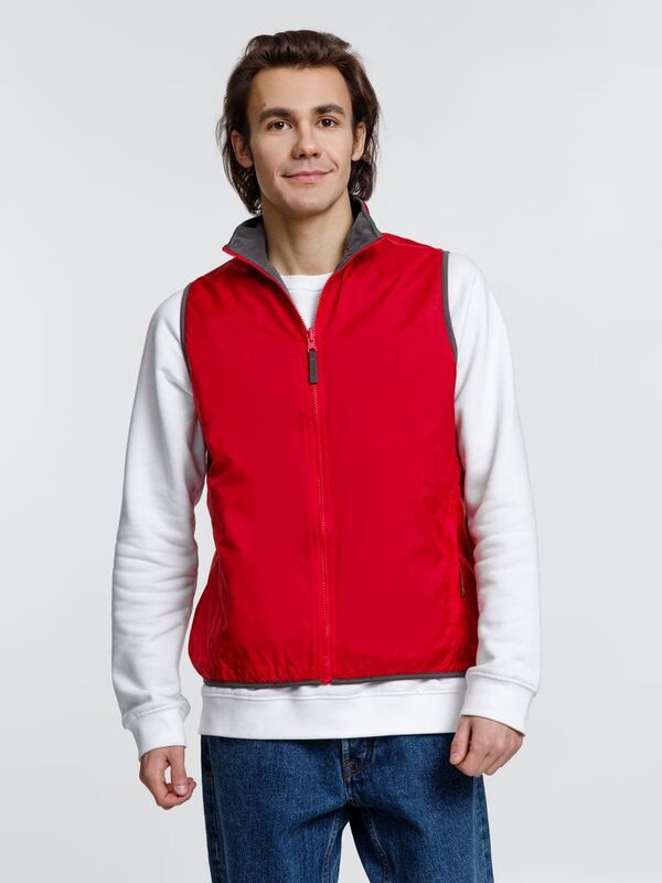 Жилет двусторонний Winner, красный арт.2671.50