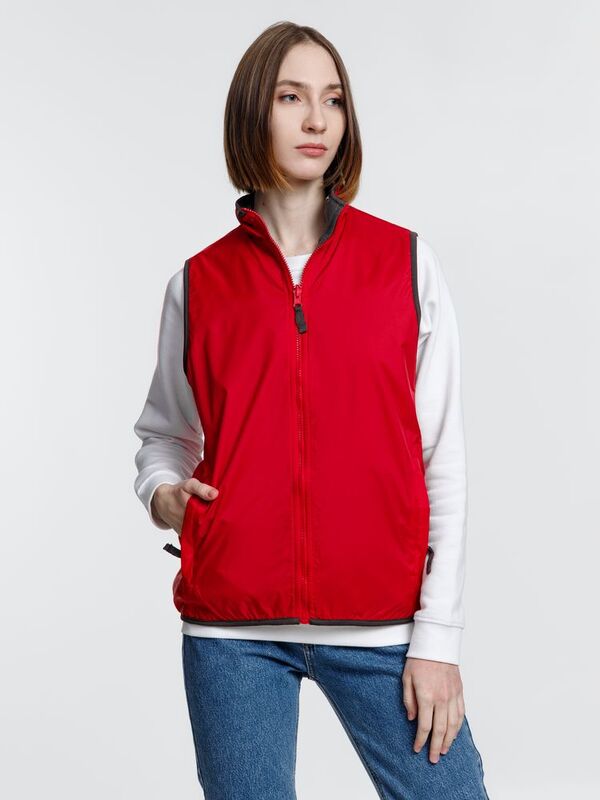 Жилет двусторонний Winner, красный арт.2671.50