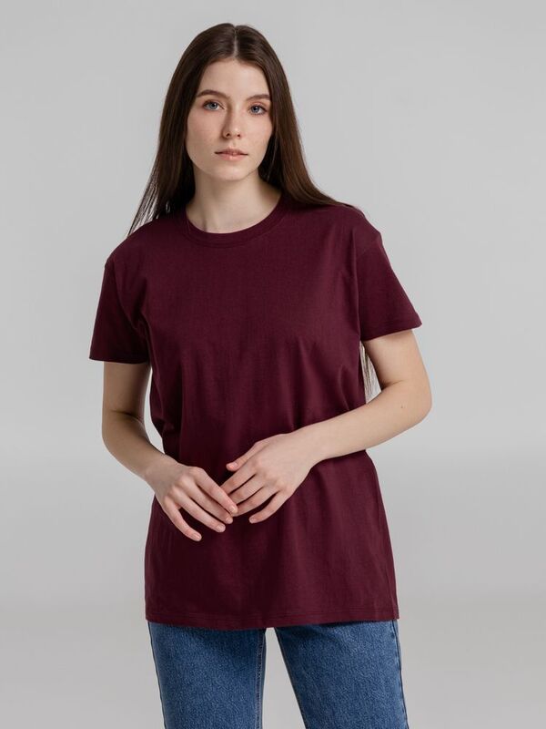 Футболка Imperial 190, бордовая арт.1374.55