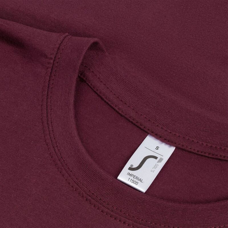 Футболка Imperial 190, бордовая арт.1374.55