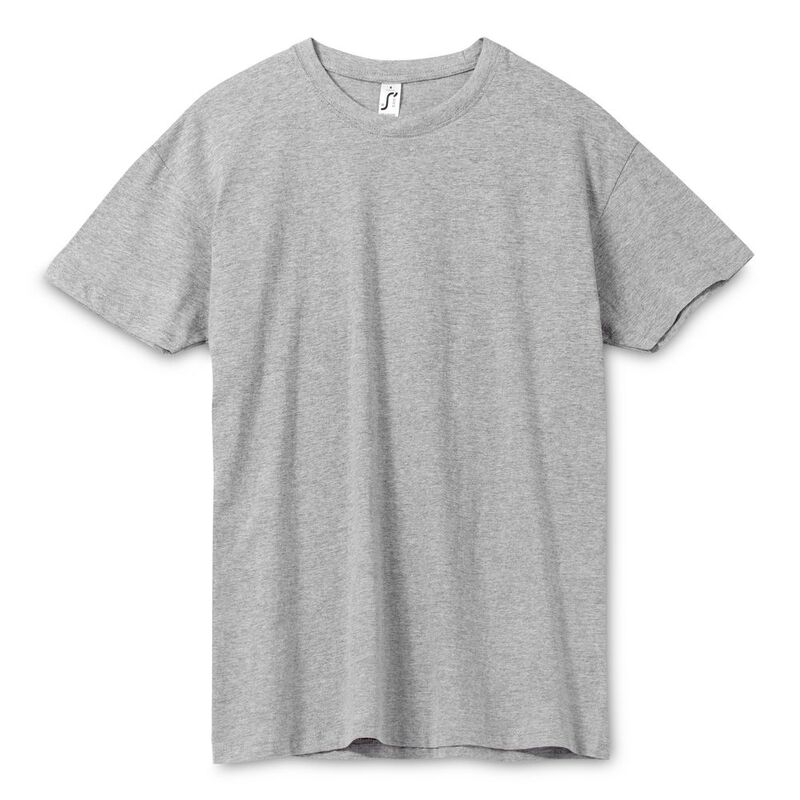 Футболка унисекс Regent 150, серый меланж арт.1376.11