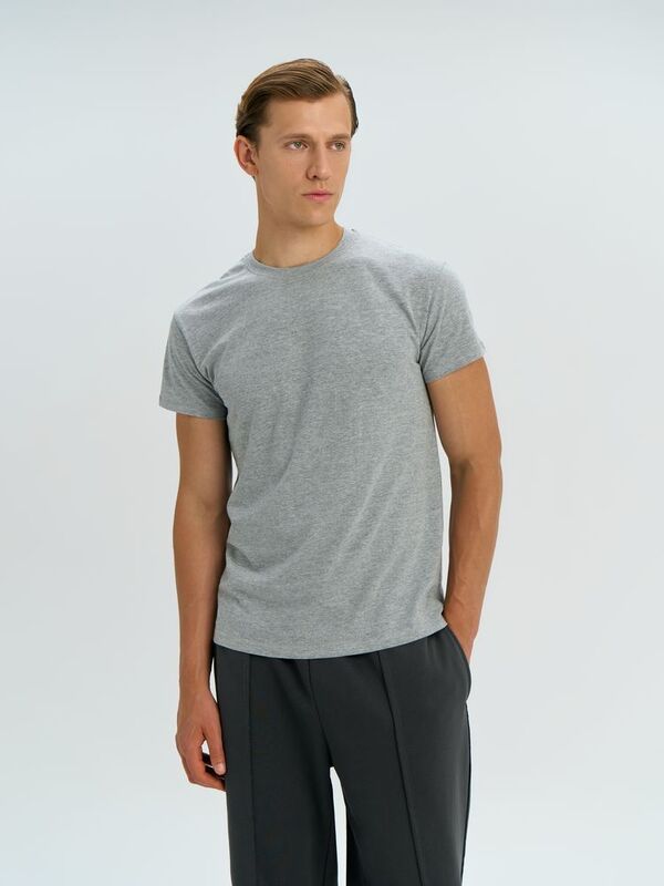 Футболка унисекс Regent 150, серый меланж арт.1376.11