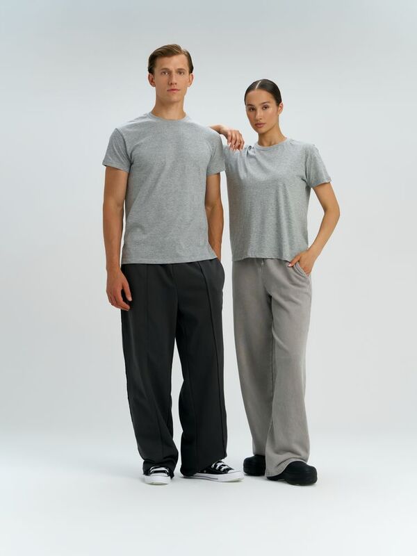 Футболка унисекс Regent 150, серый меланж арт.1376.11