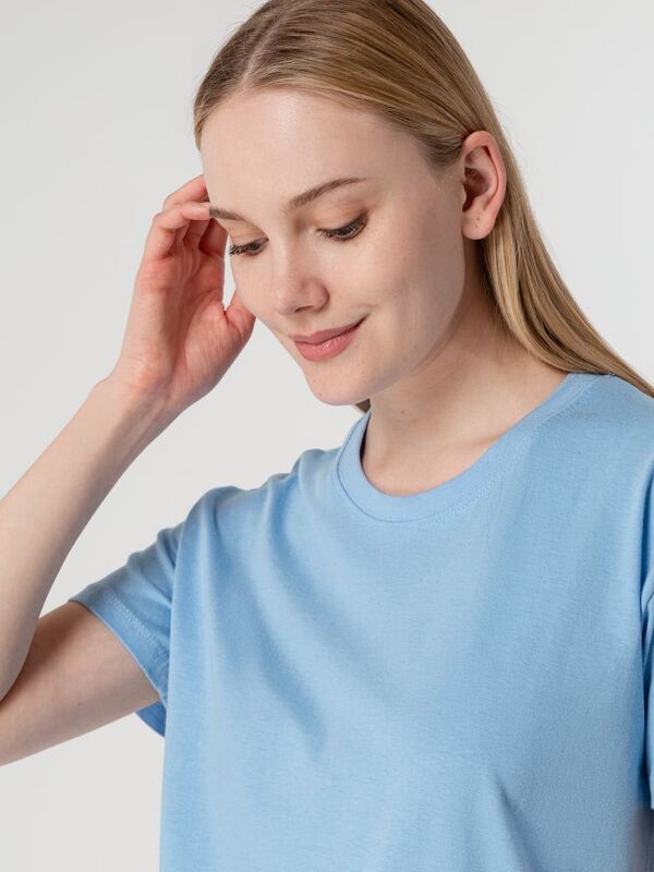 Футболка унисекс Regent 150, голубая арт.1376.14