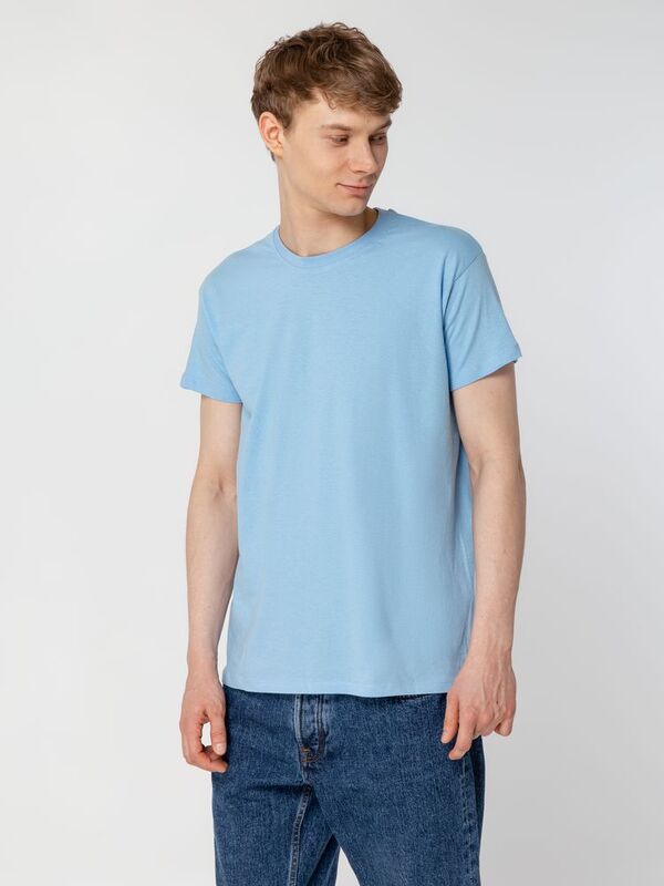 Футболка унисекс Regent 150, голубая арт.1376.14