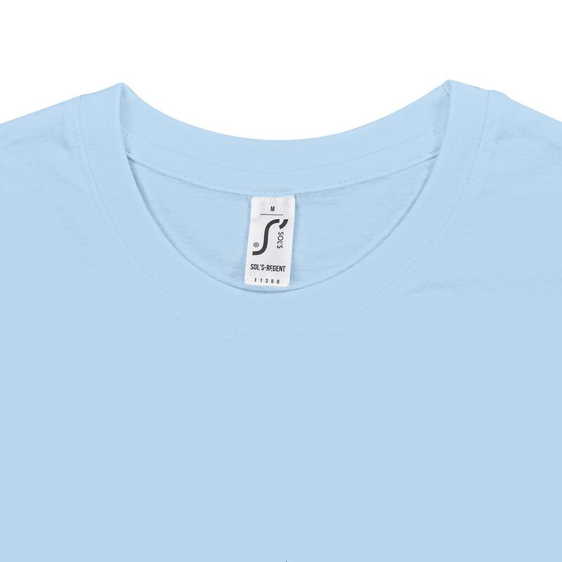 Футболка унисекс Regent 150, голубая арт.1376.14