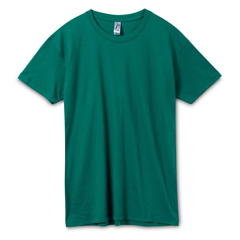 Футболка унисекс Regent 150, зеленая (изумрудная) арт.1376.91