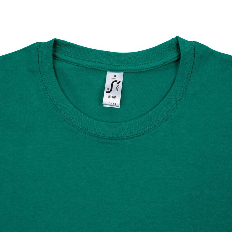 Футболка унисекс Regent 150, зеленая (изумрудная) арт.1376.91