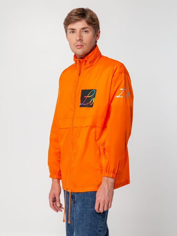 Ветровка из нейлона Surf 210, оранжевая арт.1384.20