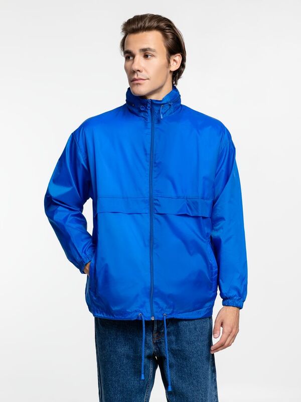 Ветровка из нейлона Surf 210, ярко-синяя (royal) арт.1384.44