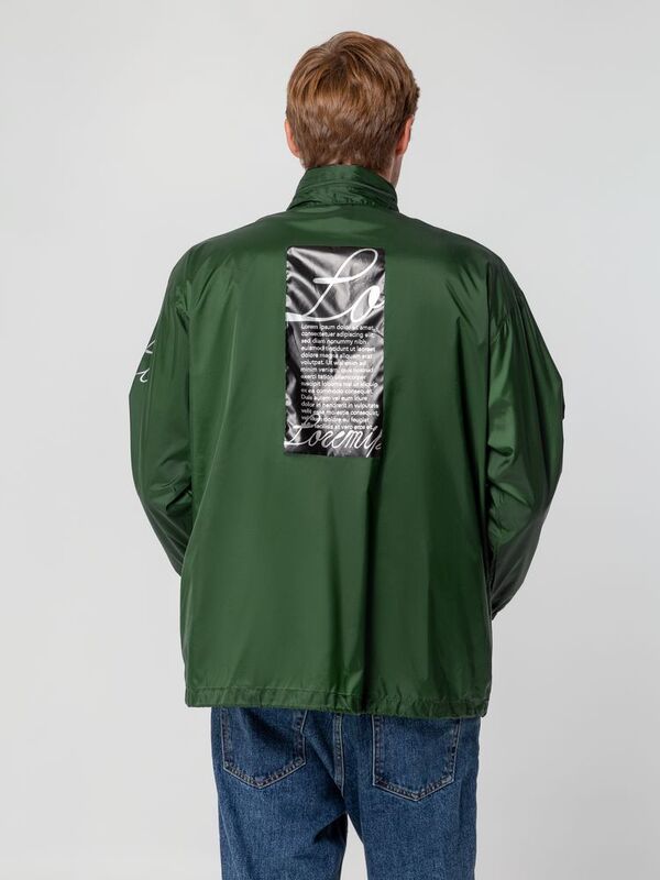 Ветровка из нейлона Surf 210, зеленая арт.1384.90