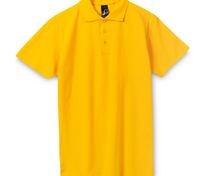 Рубашка поло мужская Spring 210, желтая арт.1898.80