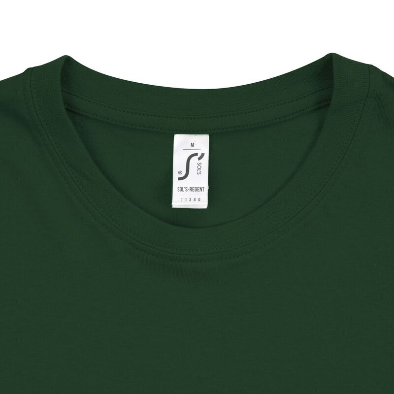 Футболка унисекс Regent 150, темно-зеленая арт.1376.90