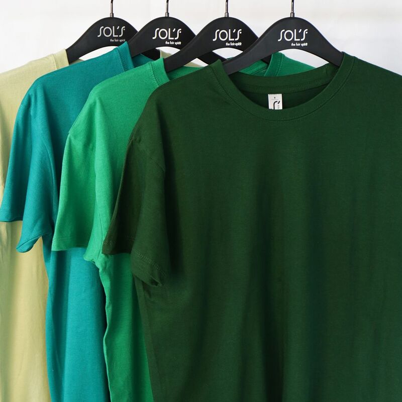 Футболка унисекс Regent 150, темно-зеленая арт.1376.90