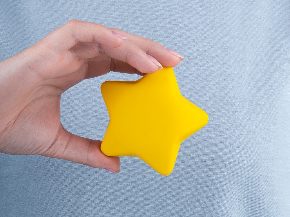 Антистресс &laquo;Звезда&raquo;, желтый арт.2727.80