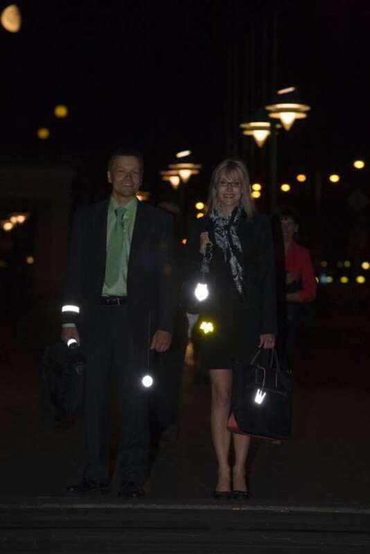 Пешеходный светоотражатель &laquo;Круг&raquo;, неон-желтый арт.4210.89