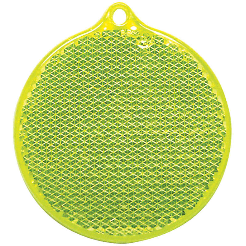 Пешеходный светоотражатель &laquo;Круг&raquo;, неон-желтый арт.4210.89