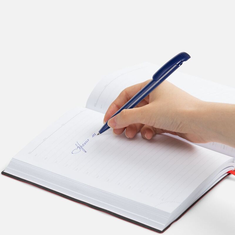 Ручка шариковая Clear Solid, синяя арт.4482.40