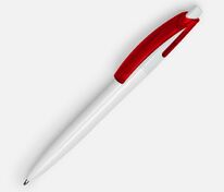 Ручка шариковая Bento, белая с красным арт.4708.65