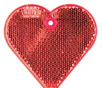 Пешеходный светоотражатель &laquo;Сердце&raquo;, красный арт.4701.50