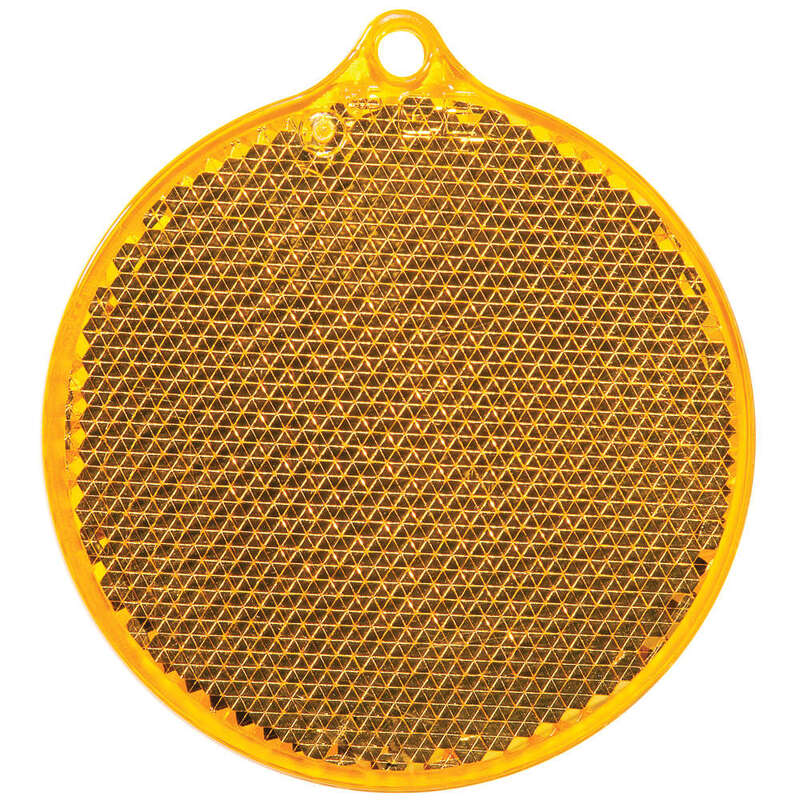 Пешеходный светоотражатель &laquo;Круг&raquo;, оранжевый арт.4210.20