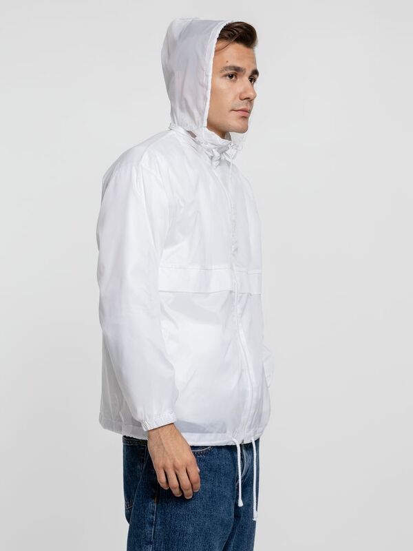 Ветровка из нейлона Surf 210, белая арт.1384.60