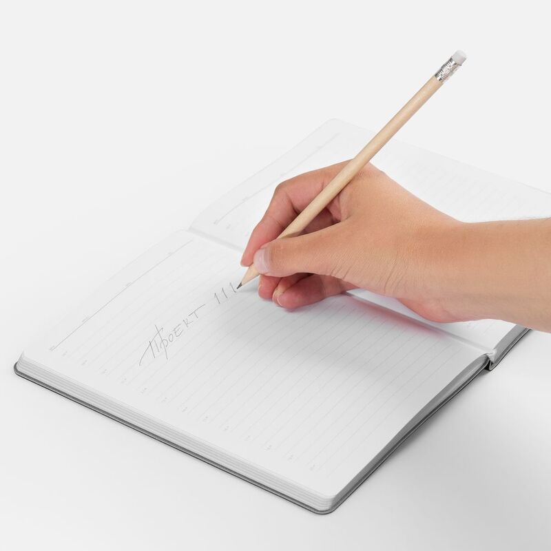 Карандаш простой Hand Friend с ластиком, неокрашенный арт.5002.00