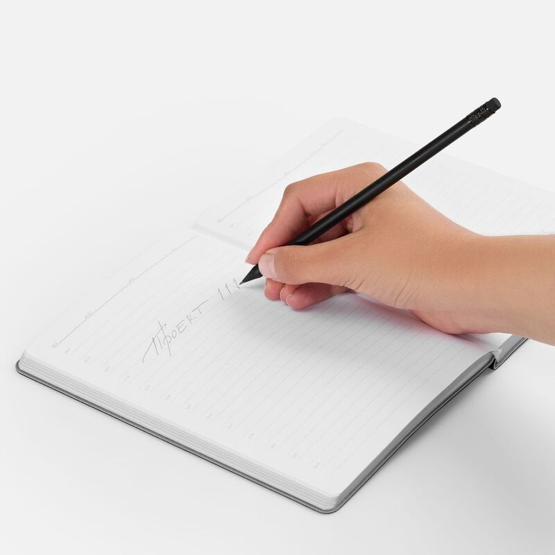 Карандаш простой Hand Friend с ластиком, черный арт.5002.33