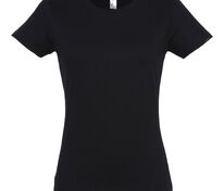Футболка женская Imperial Women 190, черная арт.6083.30