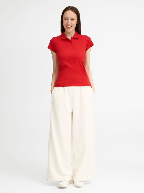 Рубашка поло женская Prescott Women 170, красная арт.6087.50