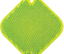 Светоотражатель &laquo;Квадрат&raquo;, неон-желтый арт.6136.89