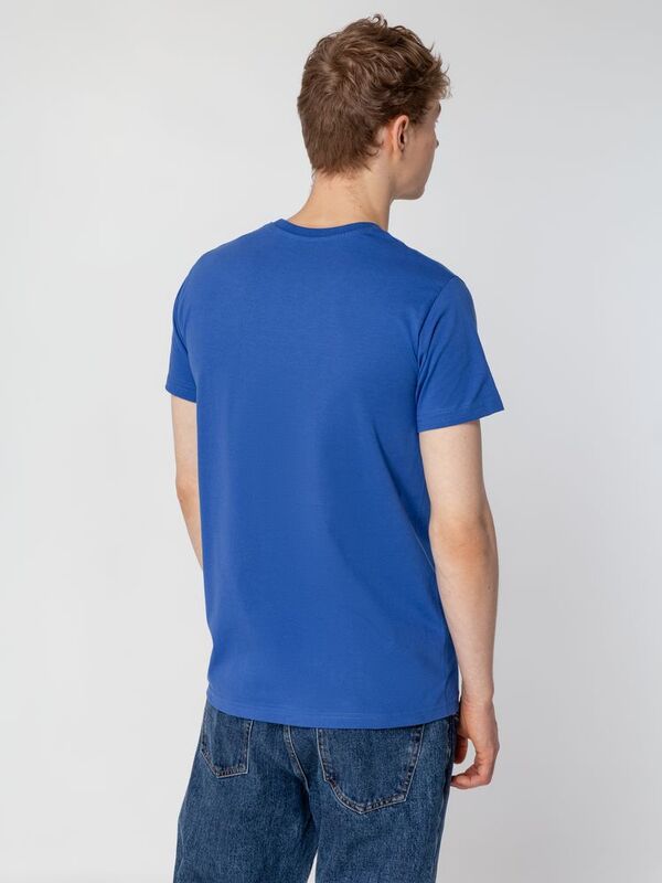 Футболка унисекс T-Bolka 160, ярко-синяя арт.6140.44