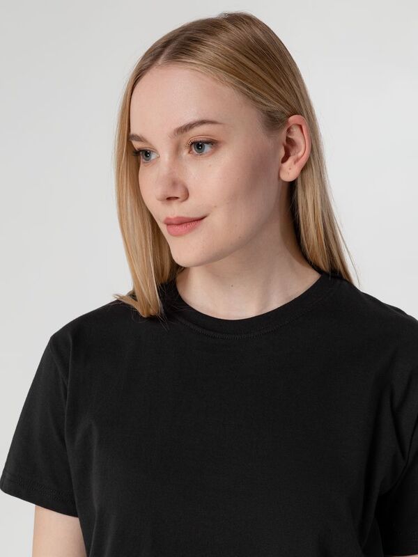 Футболка унисекс T-Bolka 160, черная арт.6140.30